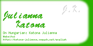 julianna katona business card